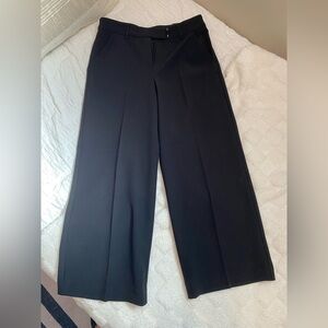 Editor Black Relaxed Ankle Trousers